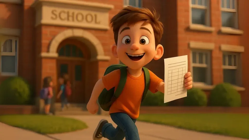 Can'ın Karne Günü Masali