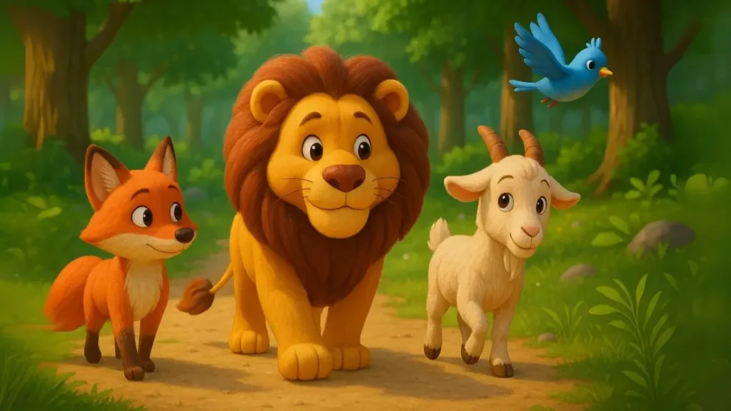 Ormandaki Dört Arkadaş Masalı Ormandaki Dört Arkadaş Masalı